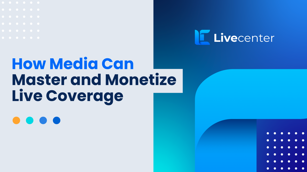E-book cover - how to master and monetize live coverage